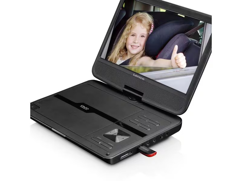 Lenco Portabler DVD Player DVP-1010BK