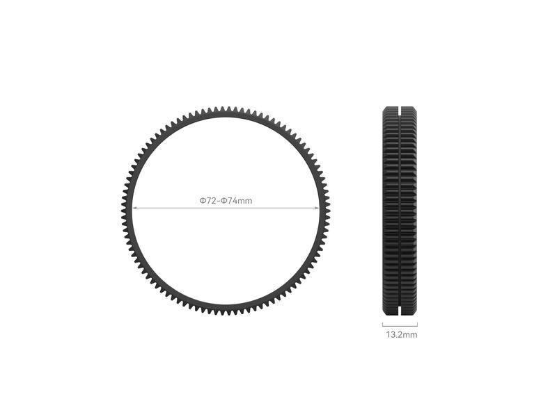 Smallrig Zubehörset Seamless Focus Gear Ring Kit ab Φ62.5mm bis Φ83mm
