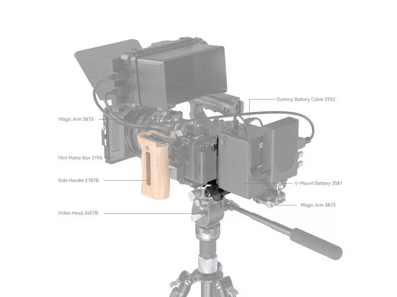 Smallrig V-Mount-Akkuplatte Compact Mounting System