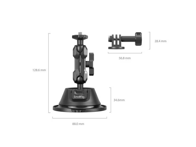 Smallrig Saugnapfhalterung für Action-Kameras