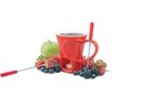 Swissmar Schokoladenfondue-Set 4 Teile, Rot