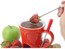 Swissmar Schokoladenfondue-Set 4 Teile, Rot