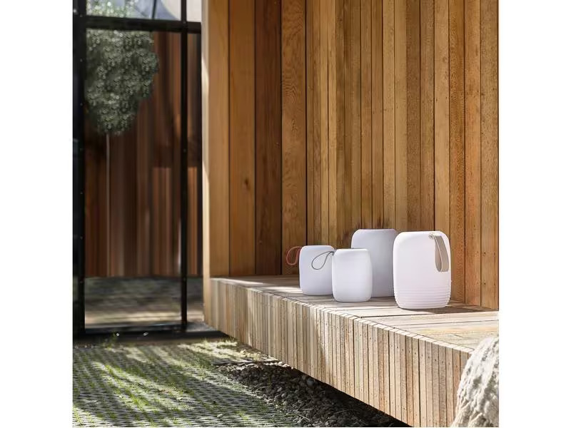 Villa Collection LED Stimmungslicht Hav 12.5 x 15.5 cm, Grün/Weiss