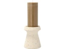 Villa Collection Kerzenständer Elv 11.5 cm, Weiss