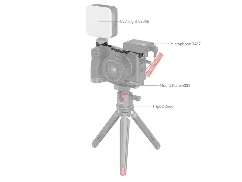 Smallrig Mount Plate Sony Alpha 6700 Dual Cold Shoe
