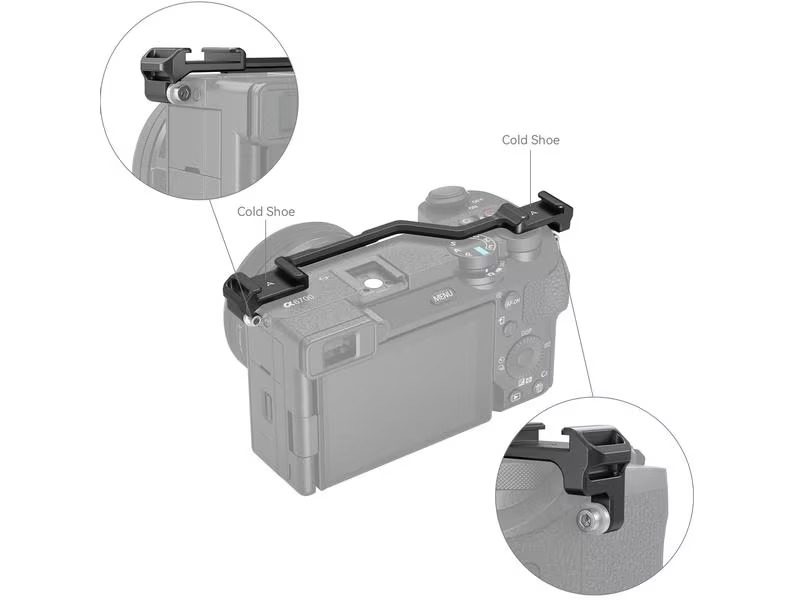 Smallrig Mount Plate Sony Alpha 6700 Dual Cold Shoe