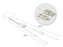 Delock USB-2.0-Kabel USB-A -Lightning/MicroB Autorollfunktion, gold