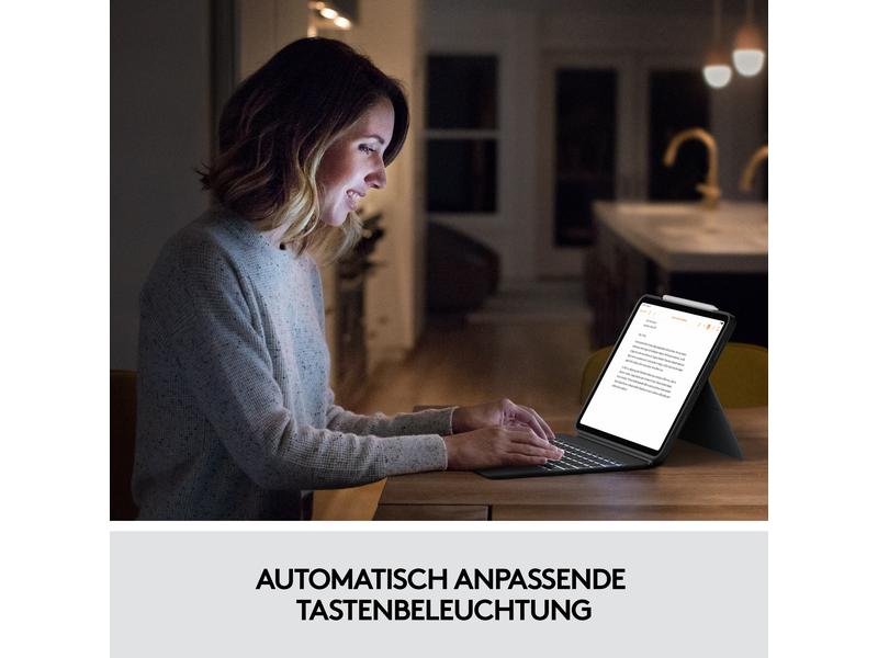 Logitech Tablet Tastatur Cover Combo Touch iPad Pro 11 1.-3. Gen