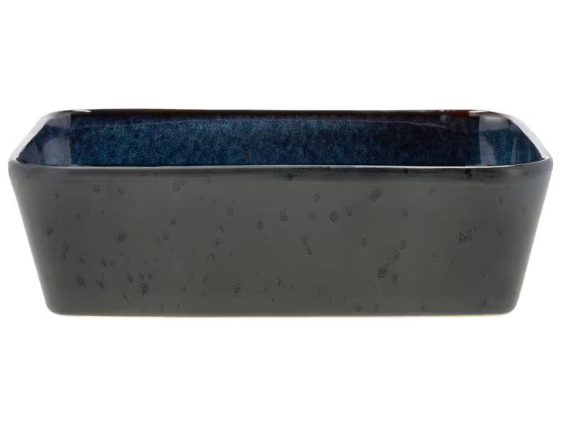 Bitz Schale Gastro 28 cm x 21 cm, 2 Stück, Dunkelblau/Schwarz