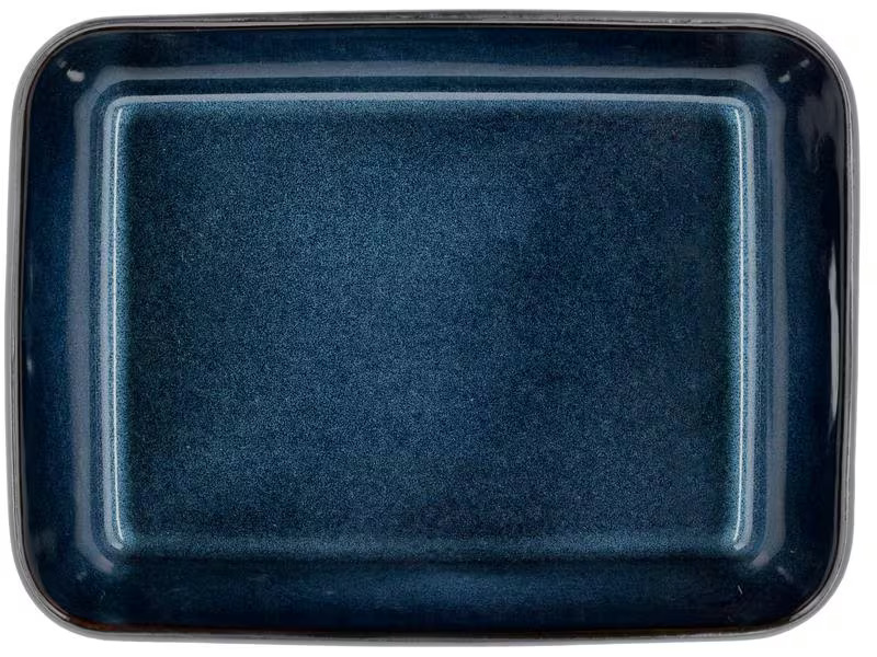 Bitz Schale Gastro 28 cm x 21 cm, 2 Stück, Dunkelblau/Schwarz