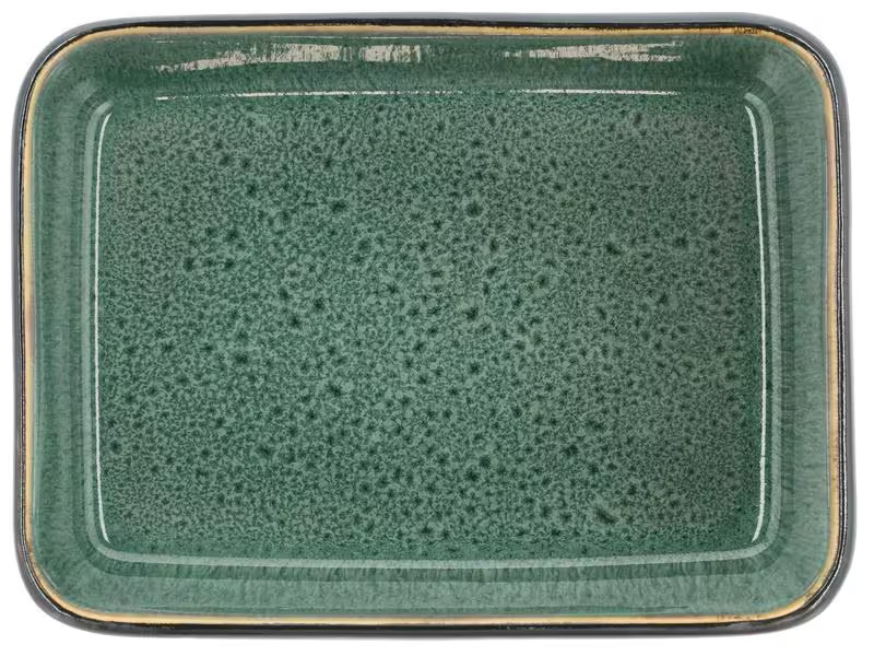 Bitz Schale Gastro 19 cm x 14 cm, 2 Stück, Grün/Schwarz