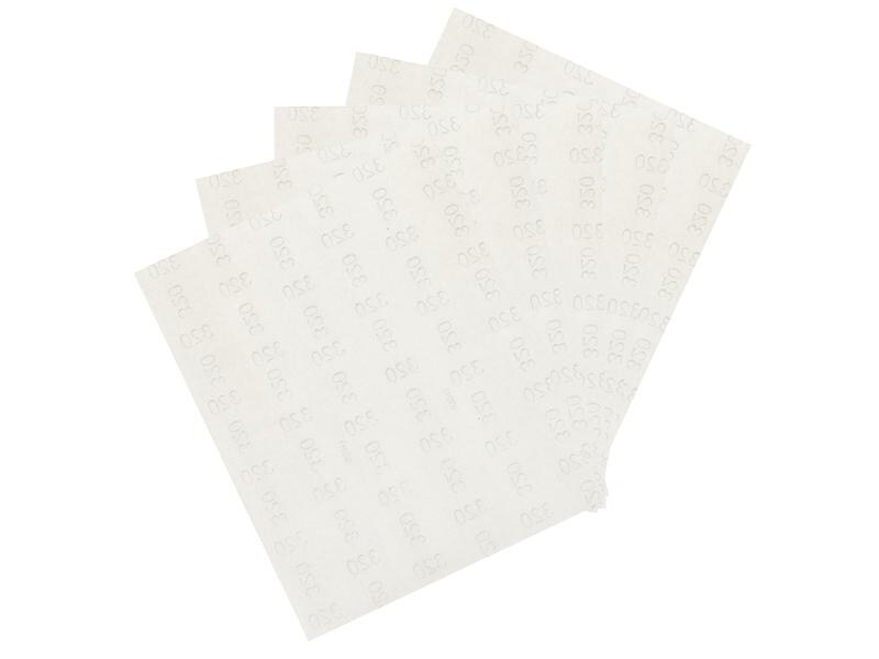 Krafter Schleifpapier Finish P320, 5 Stück