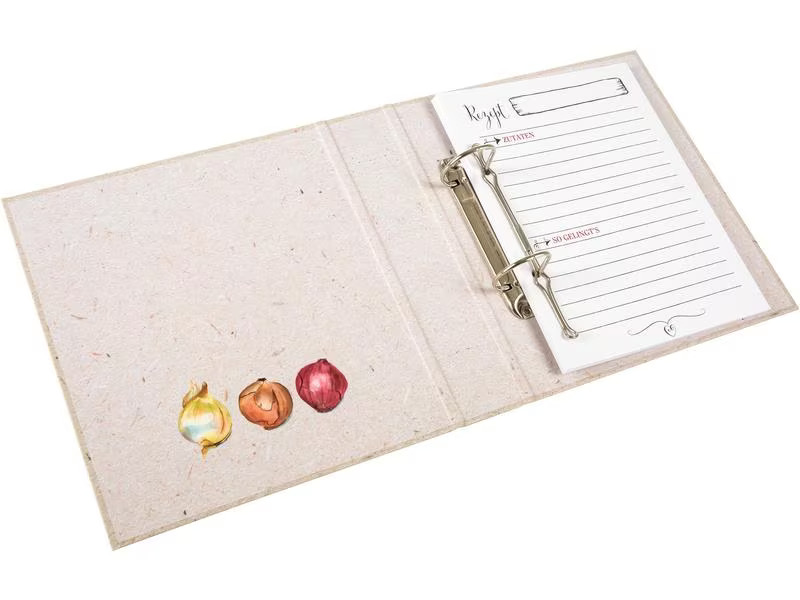 Goldbuch Notizbuch für Rezepte Onions 21 x 22 cm