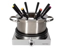 Nouvel Fleischfondue-Set Silver 10 Teile, Silber