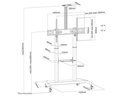 Neomounts by NewStar TV-Trolley PLASMA-M1950E Schwarz
