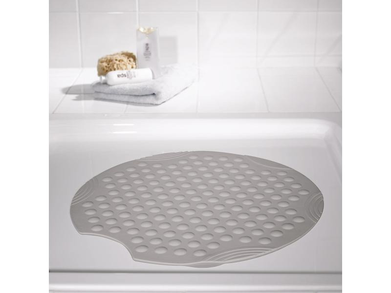 Ridder Badewanneneinlage Tecno Ø 55 cm, Grau