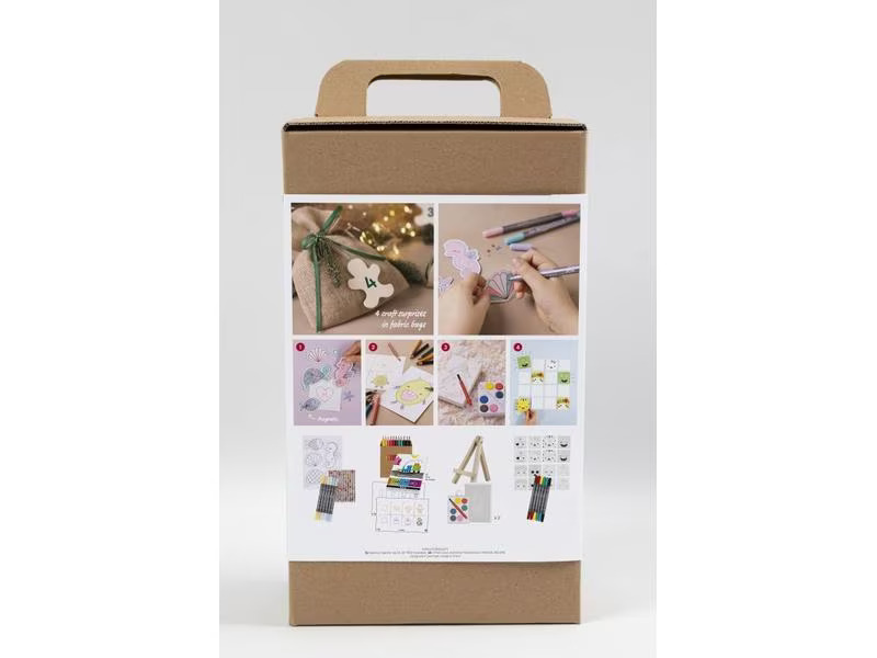 Creativ Company Adventskalender Bastelset Malen, 4 Stück