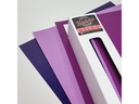 Chemica Aufbügelfolie Flex 30 x 50 cm, 3er Set, Lila