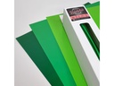 Chemica Aufbügelfolie Flex 30 x 50 cm, 3er Set, Grün