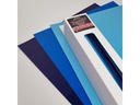 Chemica Aufbügelfolie Flex 30 x 50 cm, 3er Set, Blau
