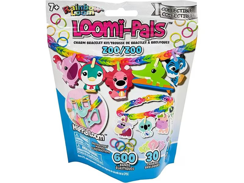 BANDAI Bastelset Rainbow Loom Loomi-Pals Zoo assortiert
