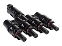FURBER.power T-Verteiler MC4 kompatibel 1 auf 4, Set