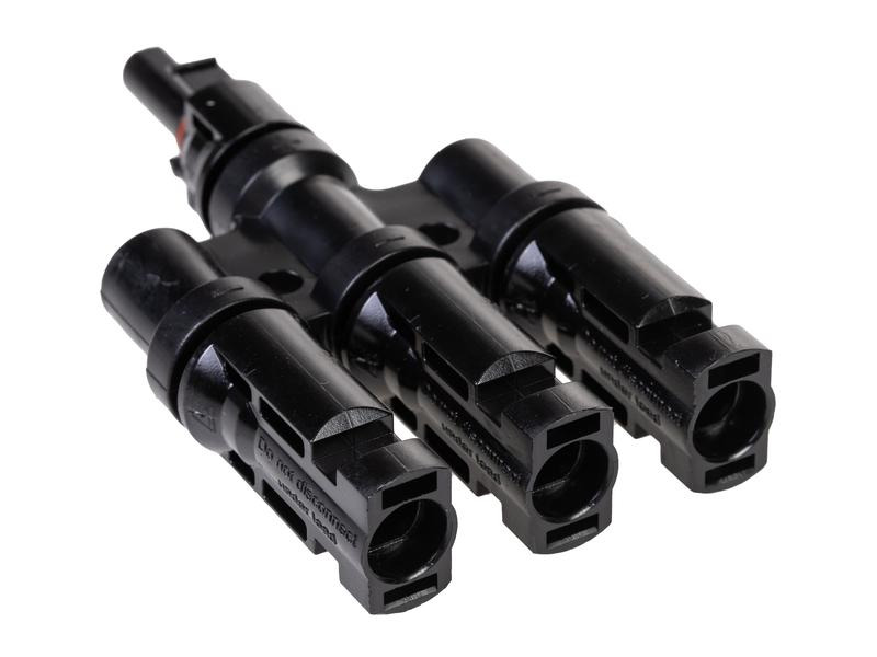 FURBER.power T-Verteiler MC4 kompatibel 1 auf 3, Set