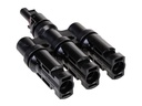 FURBER.power T-Verteiler MC4 kompatibel 1 auf 3, Set