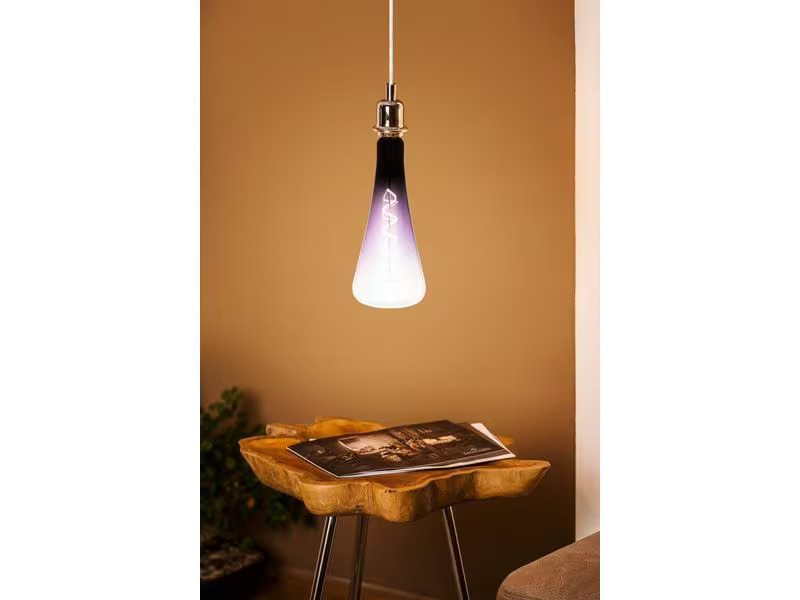 EGLO Leuchten Lampe 4 W E27 Schwarz-Transparent-Violett