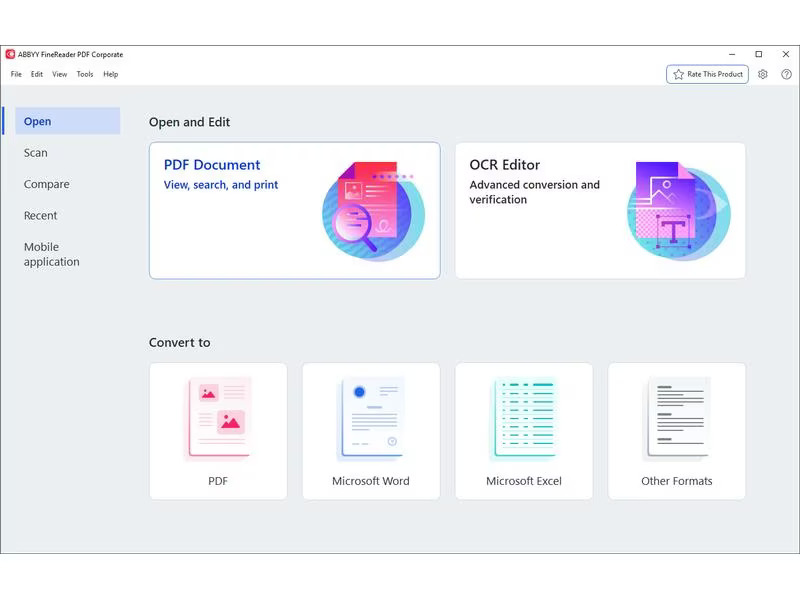 ABBYY FineReader PDF Corporate Subscr., per Seat, 26-50 User, 3yr
