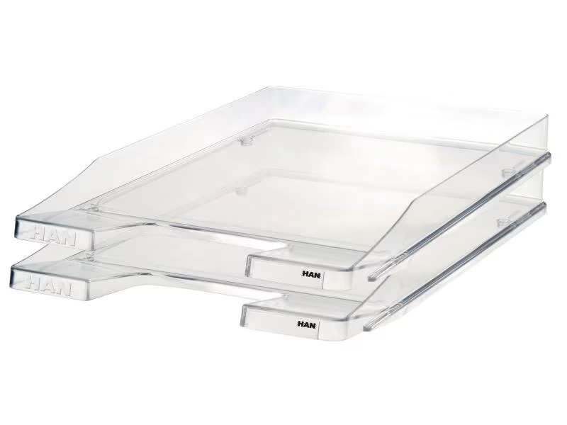 HAN Ablagekorb JUNIOR A4 Transparent, 5 Stück