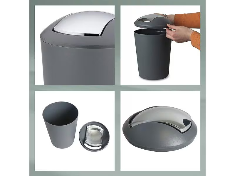 Kela Kosmetikeimer Marta 1.7 l, Schwarz