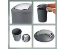 Kela Kosmetikeimer Marta 1.7 l, Schwarz