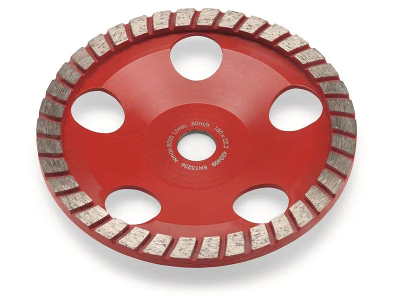 Flex Diamantschleiftopf Turbo-Jet, Ø 180 mm, Rot