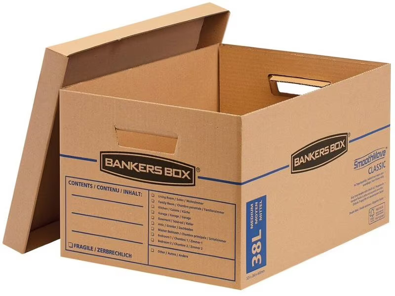 Fellowes Archivschachtel Smoothmove Classic Braun