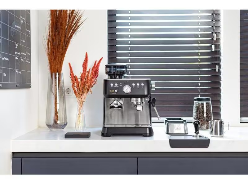 Solis Siebträgermaschine Solis Grind &amp; Infuse Perfetta Schwarz