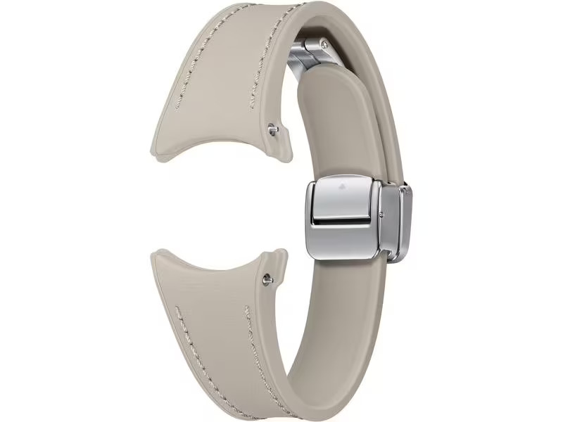 Samsung D-Buckle Eco Leather Band S/M Galaxy Watch 4/5/6 Etoupe