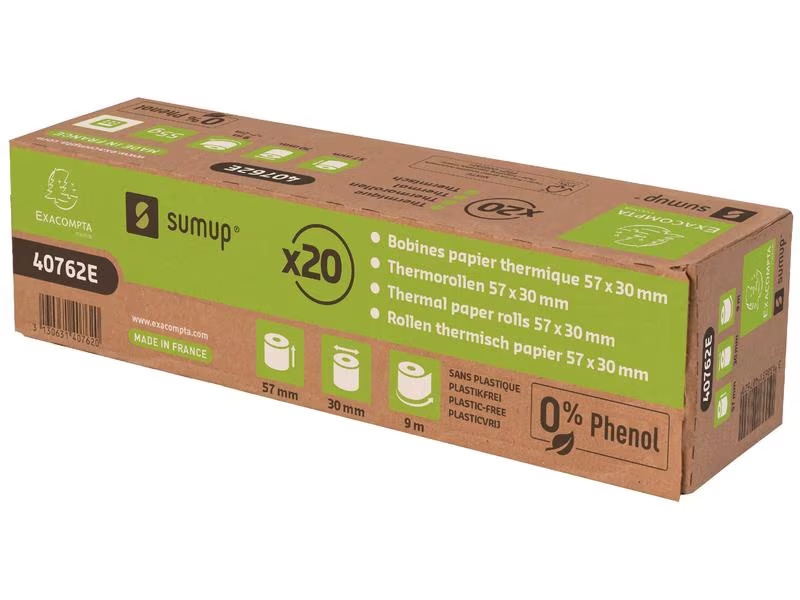 Exacompta Thermo-Papierrolle SumUp 20 Stück