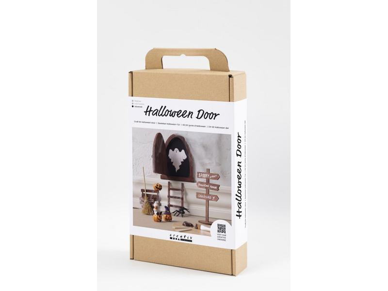 Creativ Company Bastelset Halloween Wichteltür 12 Stück