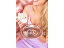 Partydeco Einwegteller Happy Birthday 18 cm, 6 Stück, Rosegold