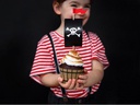 Partydeco Cupcake-Set Piraten 6 Stück