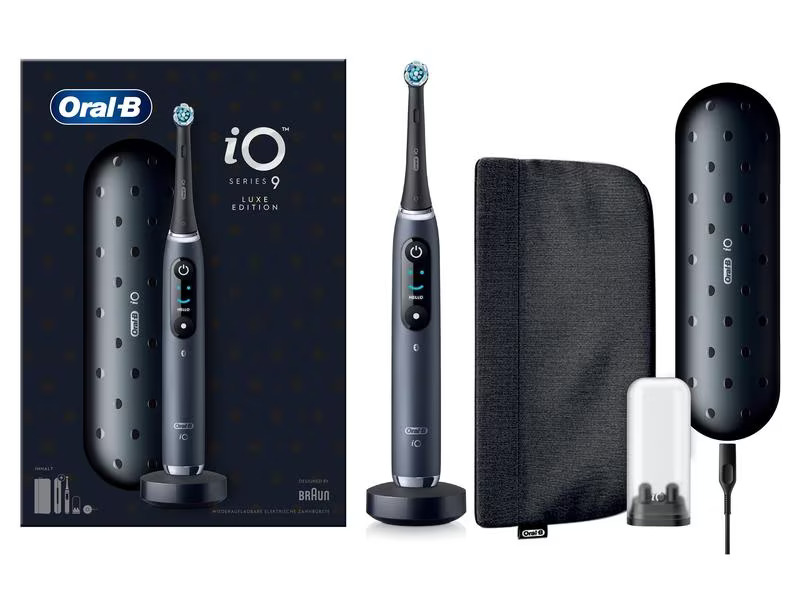 Oral-B Rotationszahnbürste iO Series 9 Luxe Edition Black Onyx