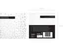 Partydeco Papierservietten Dots 33 cm x 33 cm, 20 Stück, Weiss