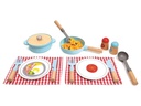 Hape Spiel-Geschirr Cook + Serve-Set