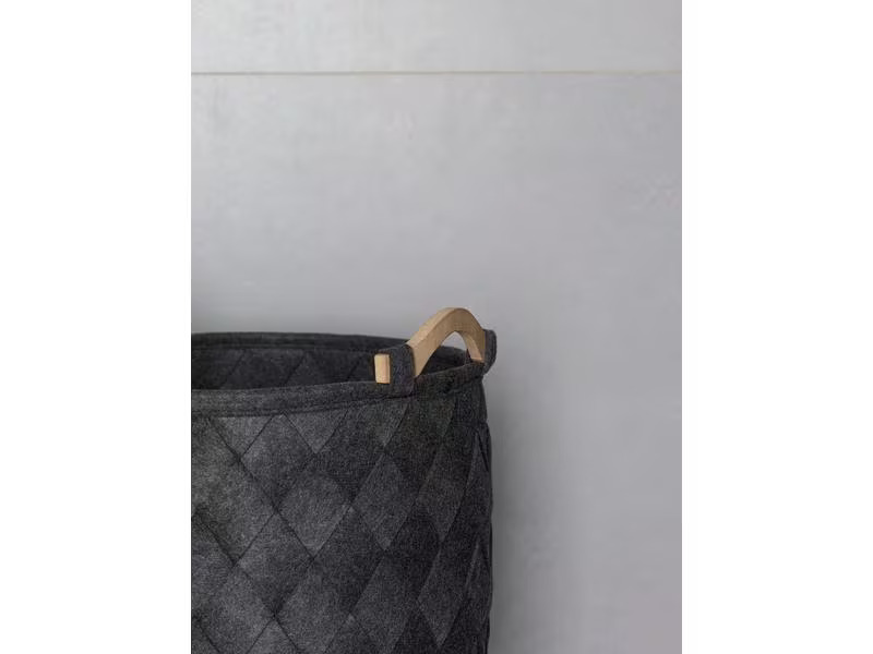 Aquanova Wäschekorb  Amy 75 l, Dunkelgrau