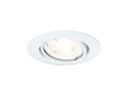 Paulmann Einbauspot LED Base Basisset, GU10, 10 x 10W, Weiss