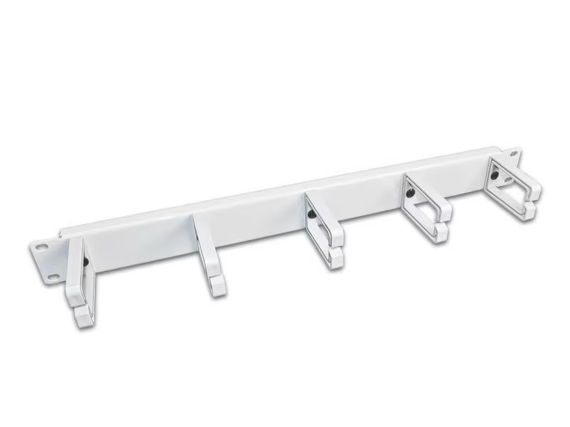 Wirewin Kabelführungspanel KFP-5RING GR 19 Rack, Weiss