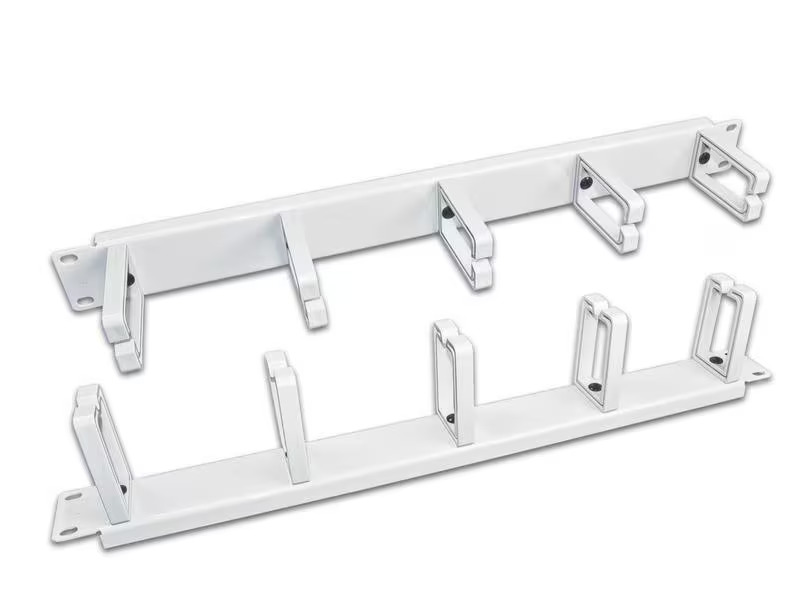 Wirewin Kabelführungspanel KFP-5RING GR 19 Rack, Weiss