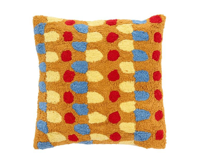 Villa Collection Kissen Styles 45 x 45 cm, Braun/Mehrfarbig