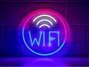 Vegas Lights LED Dekolicht Neonschild Wi-Fi Zone 30 x 30 cm